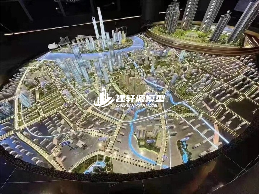 万安规划模型制作